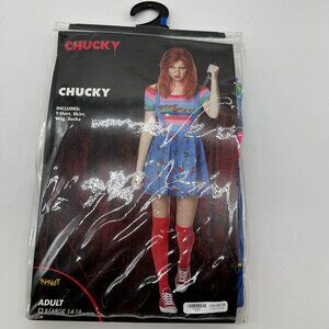 Spirit Chucky Costume with Red and Blue Accents
